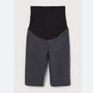 H&M Mama Fitted Denim Mathernity short M